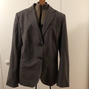 Banana Republic grey jacket with stitched collar